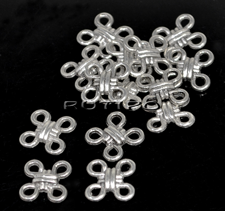 Коннектор Antique Silver 10мм, шт 