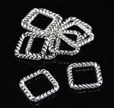 Коннектор Antique Silver, 12*12мм, шт