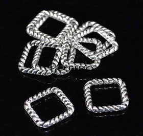 Коннектор Antique Silver, 12*12мм, шт