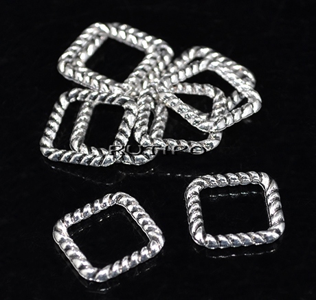 Коннектор Antique Silver, 12*12мм, шт