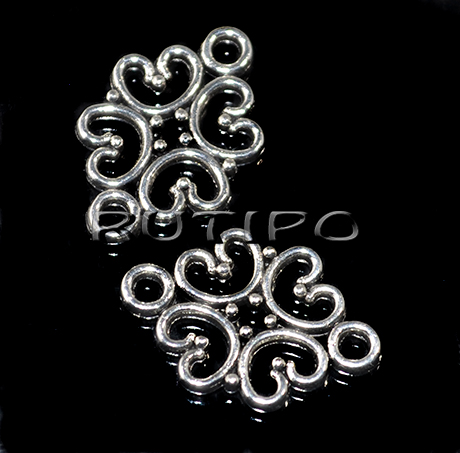 Коннектор Antique Silver 18*13мм, шт