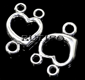 Коннектор Antique Silver 22*15мм, шт