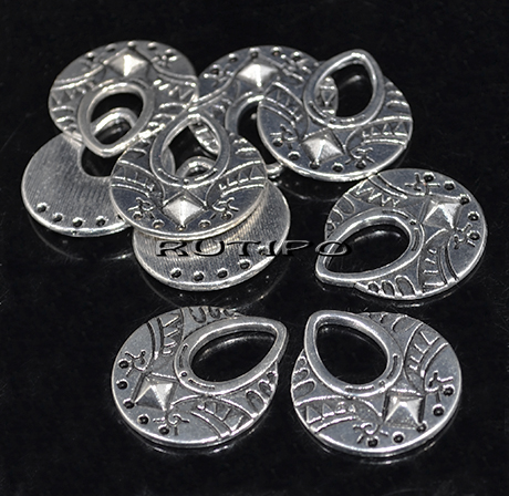 Коннектор Antique Silver, 25*23мм, шт