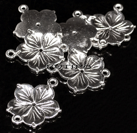 Коннектор Antique Silver 26*21мм, шт