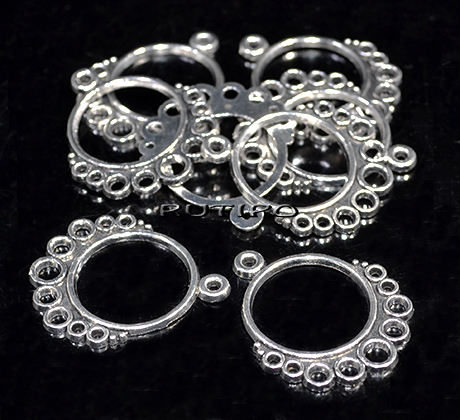 Коннектор Antique Silver, 29*25мм, шт