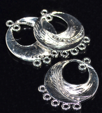 Connector Antique Silver 33*27mm, pcs