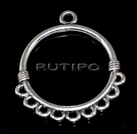 Коннектор Antique Silver 35*30мм, шт