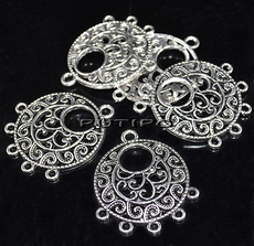 Connector Antique Silver 35*30mm, pcs