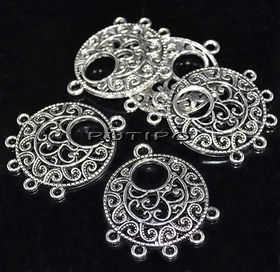 Коннектор Antique Silver 35*30мм, шт