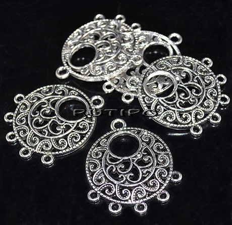 Коннектор Antique Silver 35*30мм, шт