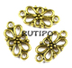 Коннектор Antique gold 16*8мм, шт 