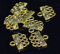 Connector Antique gold 16*14mm, pcs