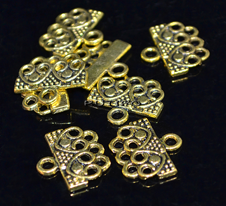 Конектор Antique gold 16*14мм, шт