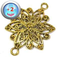 Connector gold 40*28mm, 5pcs (+ 5pcs as a gift)