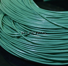 Кожаный полированный шнур Light Green, 1.5мм, 1м