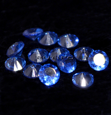 Cone rhinestone DarkBlue 4mm, 100pcs.