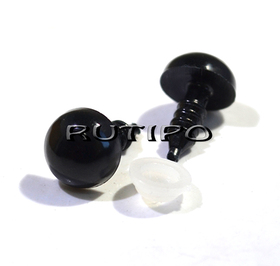 Eyes for toys, 6mm, pair