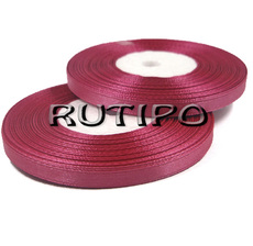 8048 Satin ribbon raspberry pink, 6mm * 1m