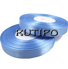 8099 Blue satin ribbon, 1cm * 1m