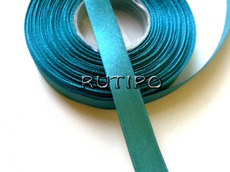Satin ribbon, green, 1.25cm * 1m