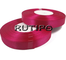 8051 Satin ribbon bright crimson, 1.25cm * 1m