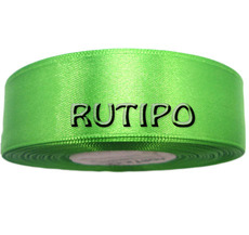 8075 Light green satin ribbon, 2.5cm * 1m