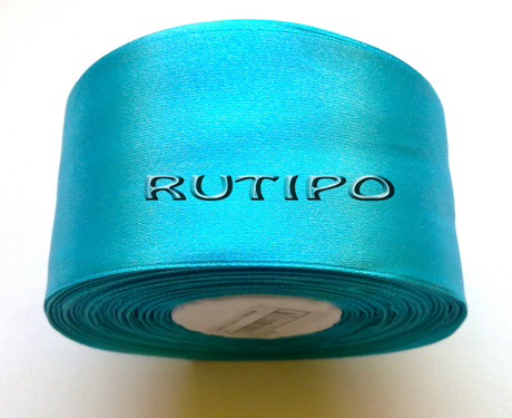 8094 Satin ribbon turquoise, 5cm * 1m