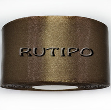 8135 Satin ribbon, dark brown, 5cm * 1m