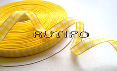 Tape in a cage, yellow, 10mm, cut - 1.7m