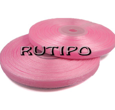Organza ribbon pink, 7mm * 20m