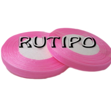 Organza ribbon bright pink, 1cm * 45m