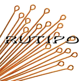 20шт, Булавки монтажные Rose gold 30мм