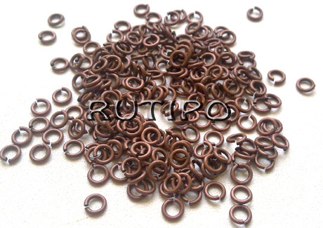 Колечки плотные Antique copper, 5*1мм, 2г 