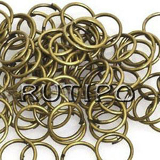 Open Jump Rings bronze, 5*0.7mm, 2g