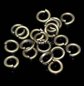 Колечки плотные Bronze, 5*1мм, 2г