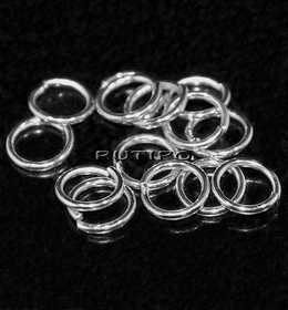 Колечки монтажные Silver, 8*1мм, 2г