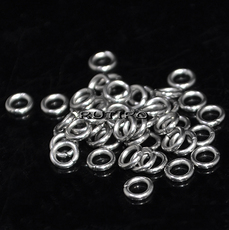50pcs, Stainless Steel Jump Rings 4*0.8mm