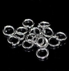 50pcs rings, Stainless Steel 6*1mm