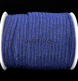 Шнур плетеный Милан (Milan) PrussianBlue 4мм, 1м