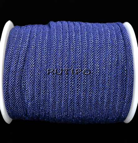 Шнур плетеный Милан (Milan) PrussianBlue 4мм, 1м