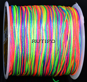 140м, Шнур нейлоновий Multicolor, 0.5мм, бобіна
