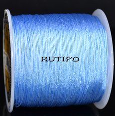 140м, Шнур нейлоновый LightSkyBlue, 0.5мм, бобина