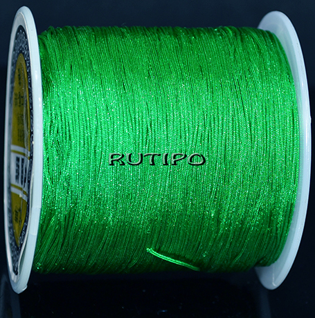 140м, Шнур нейлоновый LimeGreen, 0.5мм, бобина