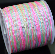 100м, Шнур нейлоновый Multicolor, 0.9мм, бобина