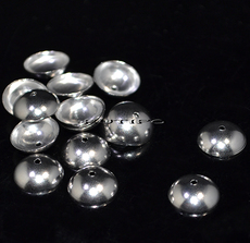 Stainless Steel Bead Caps 6*3mm, pcs