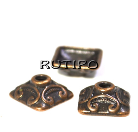 100шт, Обниматели Antique copper 10*5мм