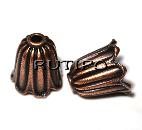 Обниматель "Колокольчик" Antique copper10*10мм, шт