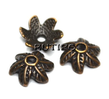 100шт, Обниматели Antique copper 11*5мм