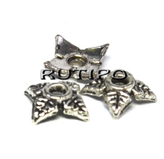 100шт, Обниматели Antique Silver 5.5мм
