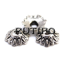 100шт, Обниматели Antique Silver, 8мм
